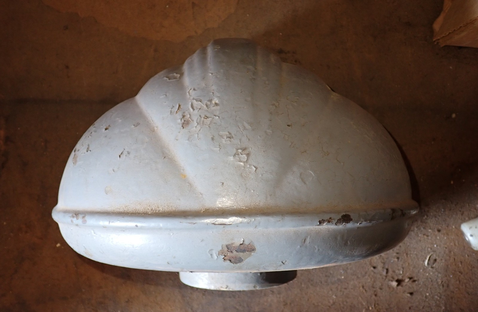 VERY EARLY DELTA MILWAUKEE 17″ DRILL PRESS FRONT PULLEY COVER CAST IRON CASTING