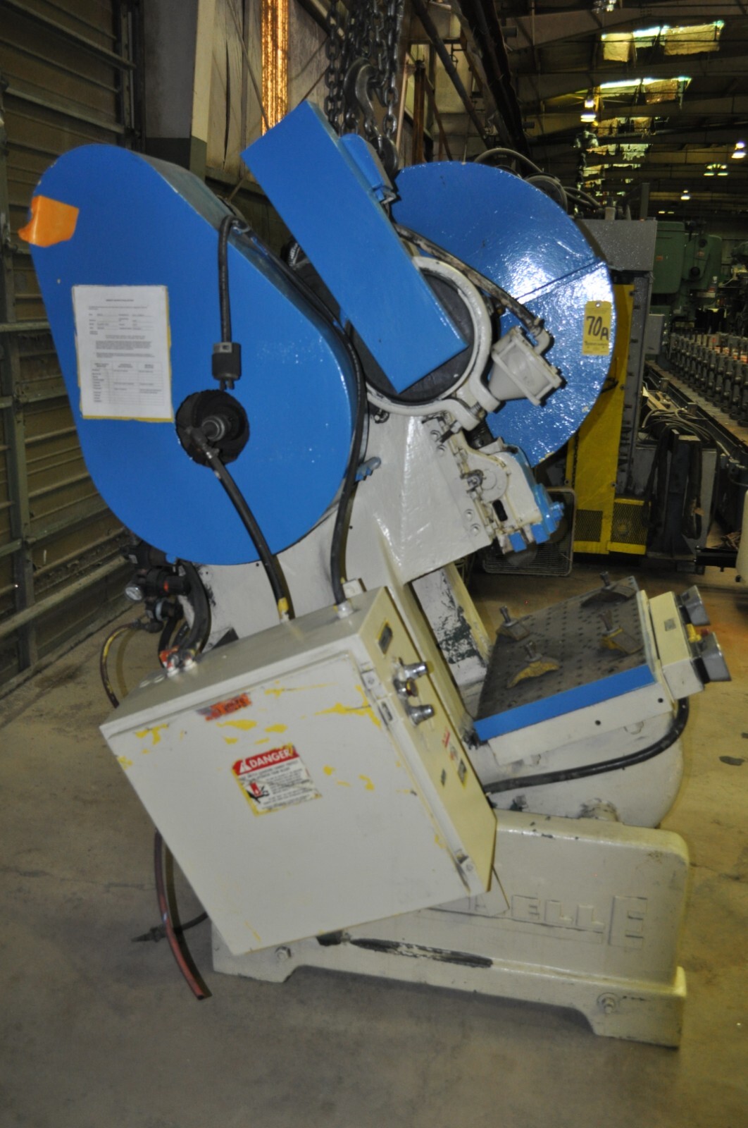 60 TON ROUSSELLE OBI PRESS 3″ STROKE 12.5″ SHUT HEIGHT 3.5″ ADJUSTMENT 50 SPM