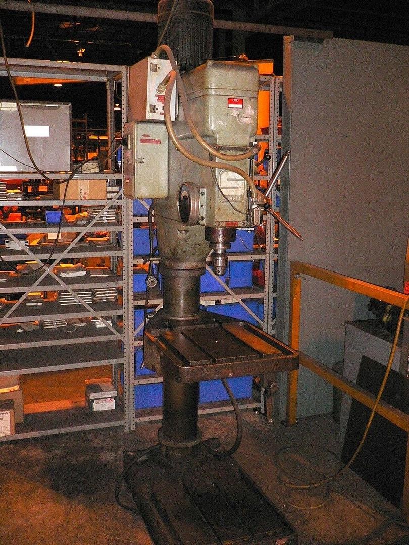 30″ Summit Geared Head Drill Press | 8′ Column | 4HP | #4 Morse Taper