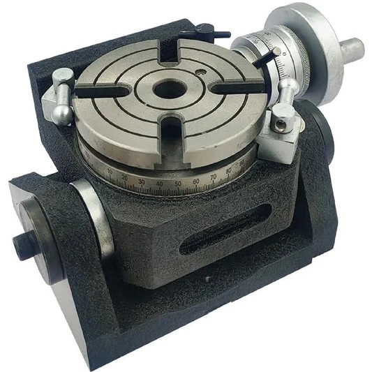 Horizontal Vertical 4″ Inch II 110 mm – MT2 Center Bore Rotary Milling Tables