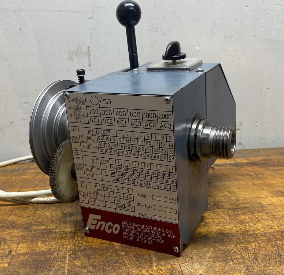 Enco 9 x 20 Metal LatheHeadstock Assembly Jet, Grizzly MSC