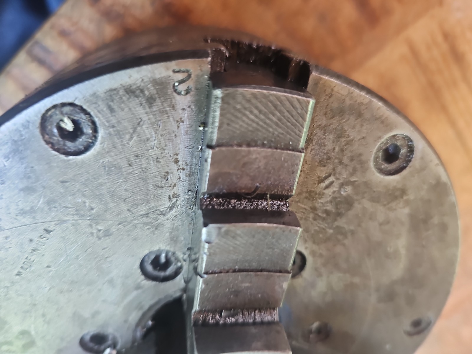 Logan 1063 Lathe 3 Jaw Chuck 6 Inch (no key is included) Nice accessory w mount