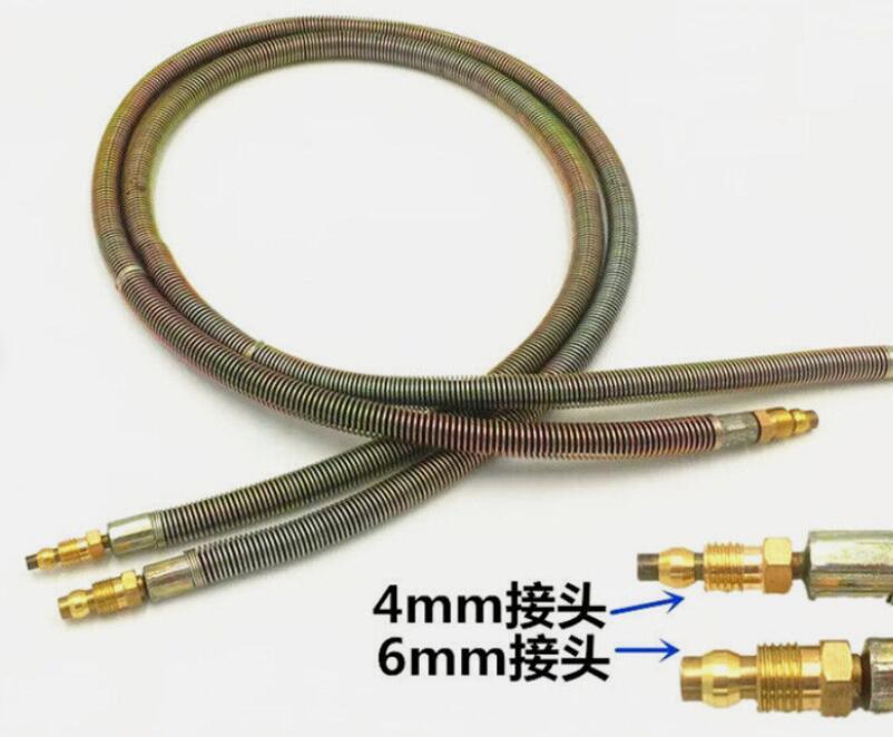 1pc Metal Spring Cloth Sheath Hose Milling Machine Oil Tube Line