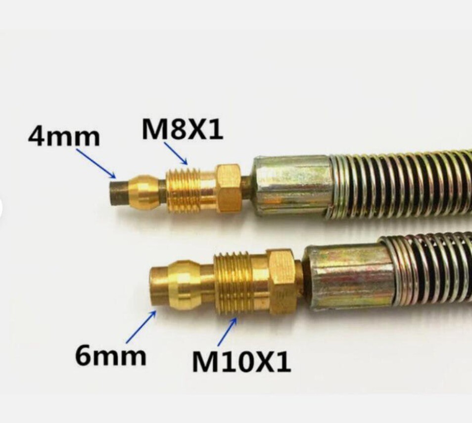 1pc Milling Machine Oil Tube Line Metal Spring Cloth Sheath Hose CNC Mill