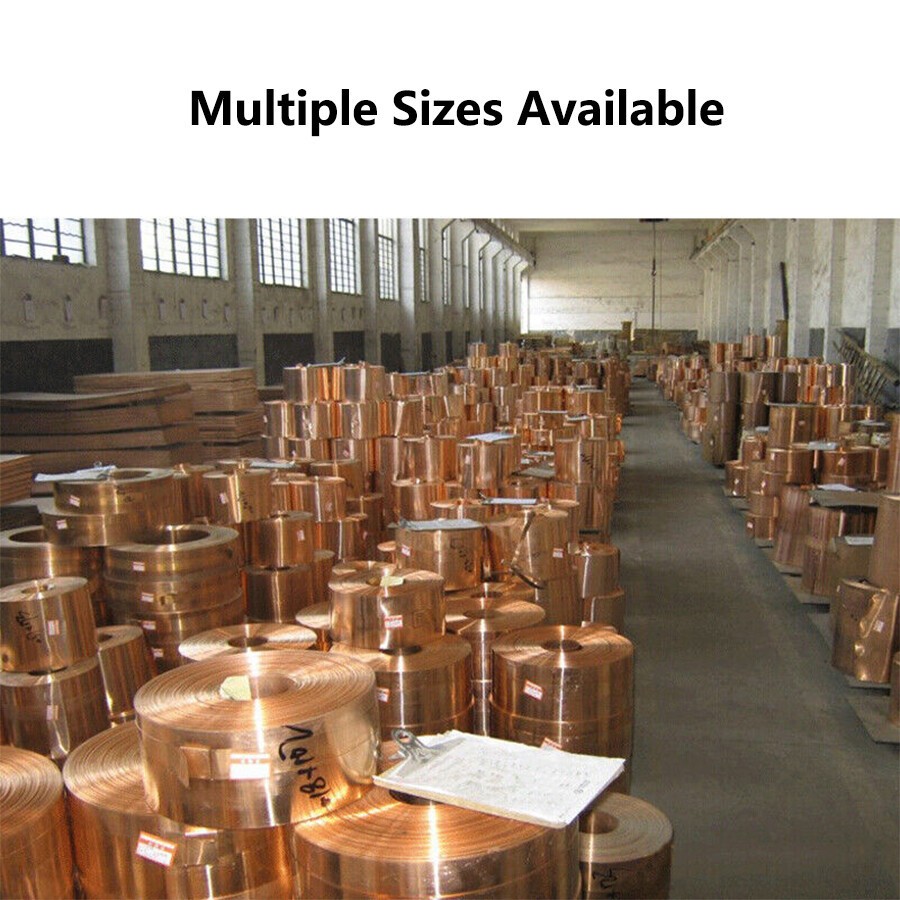 0.08mm To 5mm Thick Beryllium Copper Sheet Plate Becu Panel – 52 Sizes Available