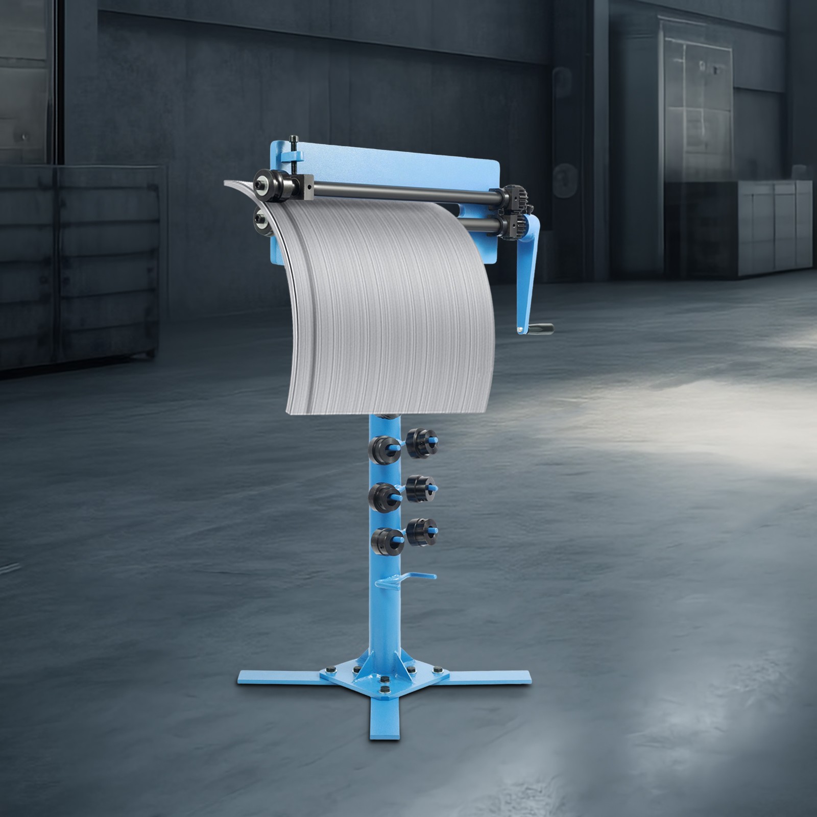 Manual Bender Bead Roller Sheet Metal Bending Machine 6 Pairs Profile Roller