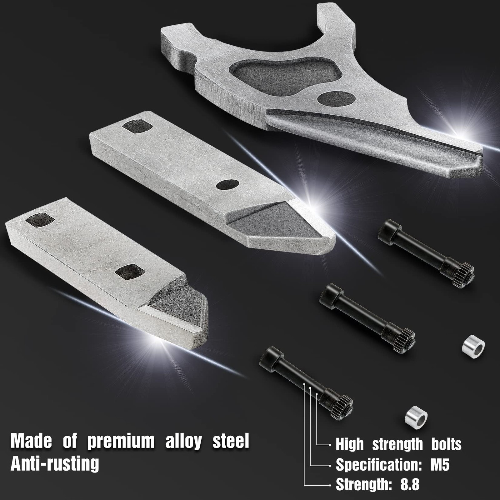 SHALL Electric Metal Cutting Shear & 14/16 Gauge Shear Blades Replacement Set…