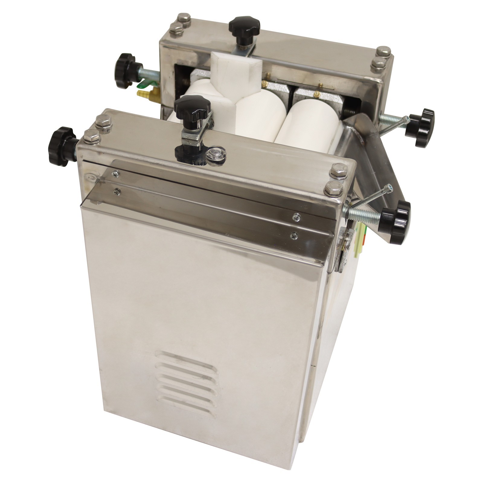 750W 110V Lab/Industrial Triple Roll Mill Grinder with 3 Zirconia Ceramic Rolls