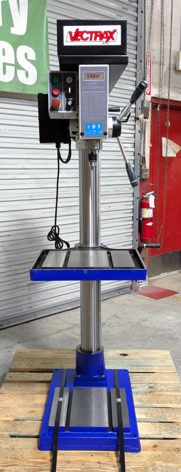 VECTRAX RF-19V Drill Press 20" Swing 115V 1HP 0-2000 RPM *Scratch &am