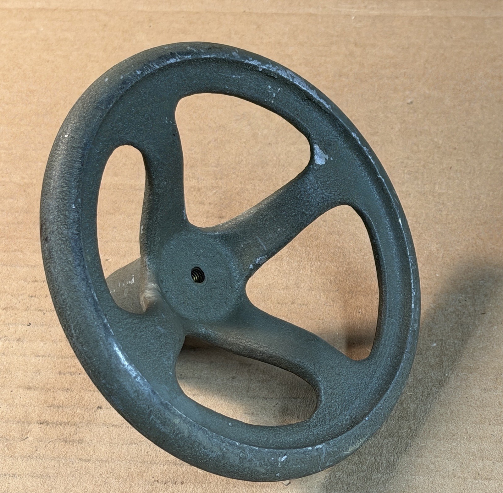 6” Dished Aluminum 4-Spoked Machine Handwheel 1/4” Bore