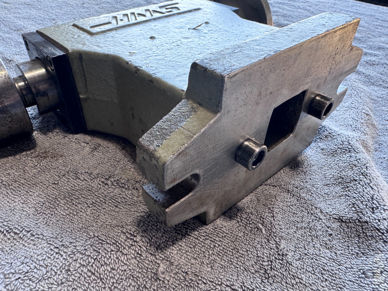 Haas HTS6 Manual Tailstock with Royal Versa-Turn Live Center #3 Morse Taper