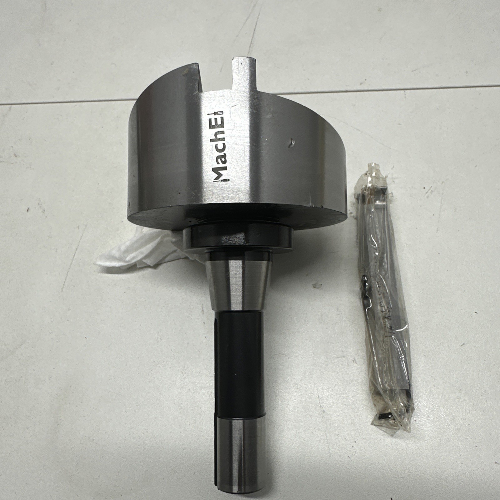 MachEl 3″ Fly Cutter R8 Shank w/ HSS Tool Bit 75mm.