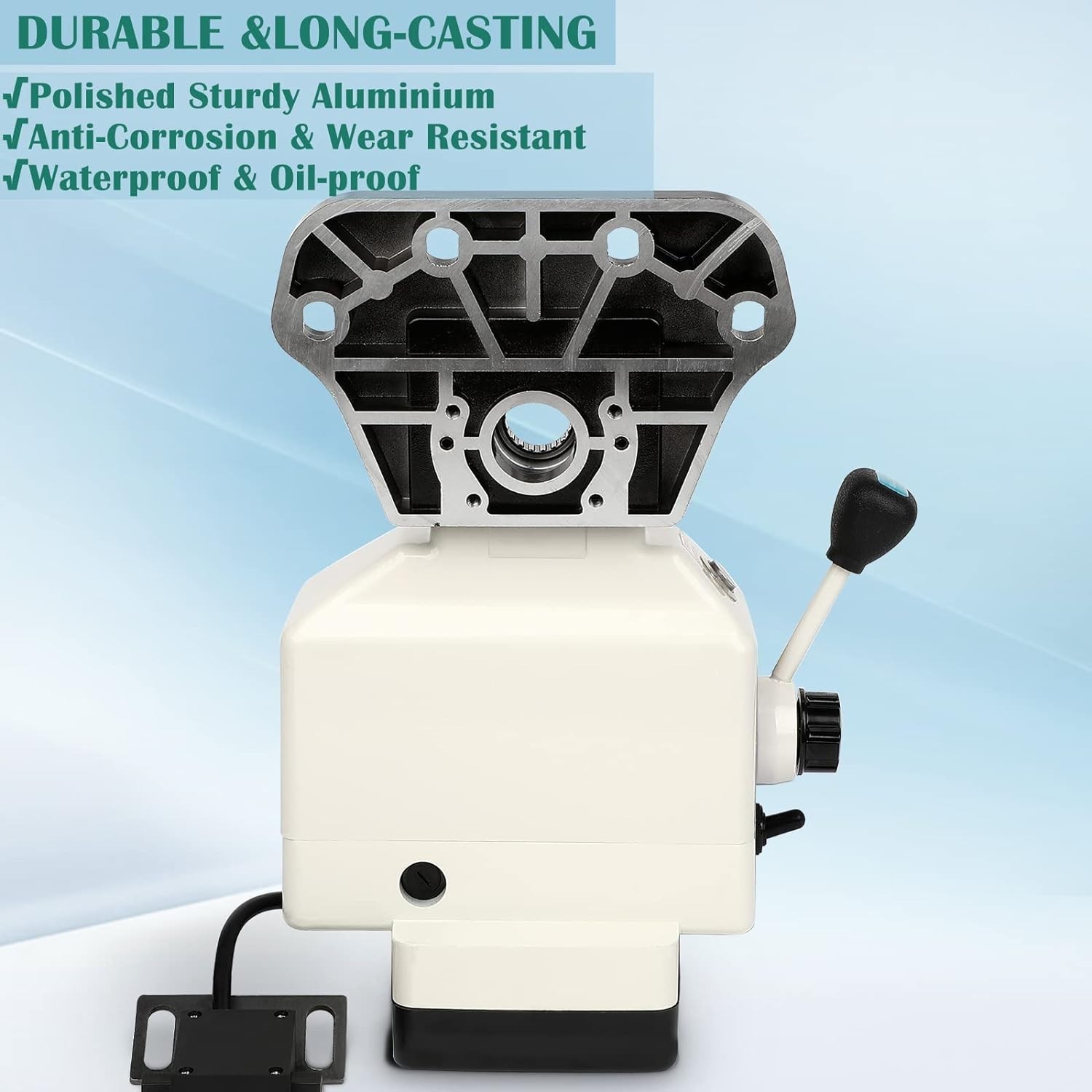 High Torque Power Feed X-Axis for Milling Machines – 450 in-lb, 0-200 RPM