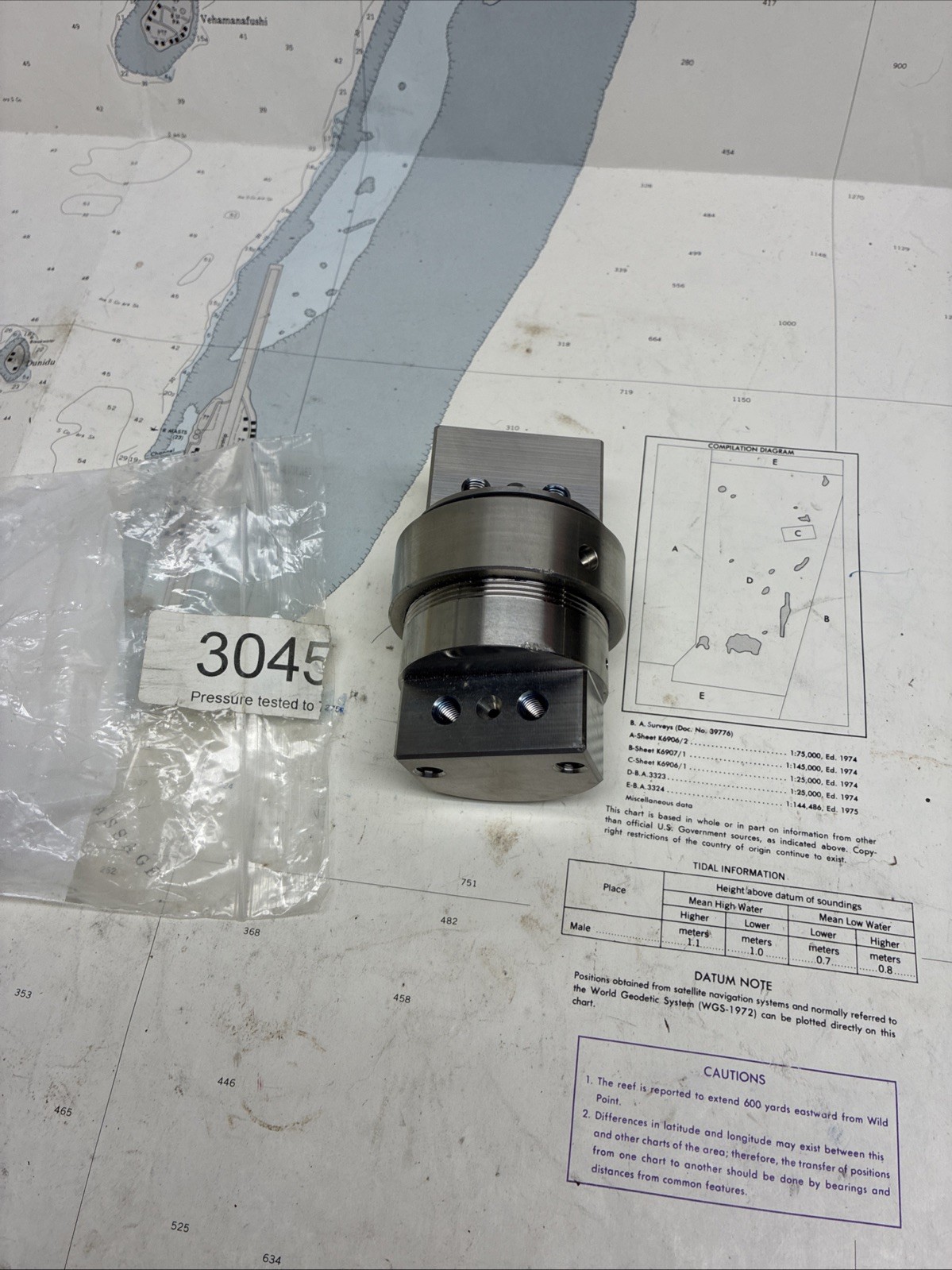 OMAX 304507 High Pressure Swivel for Waterjet Cutting Machine