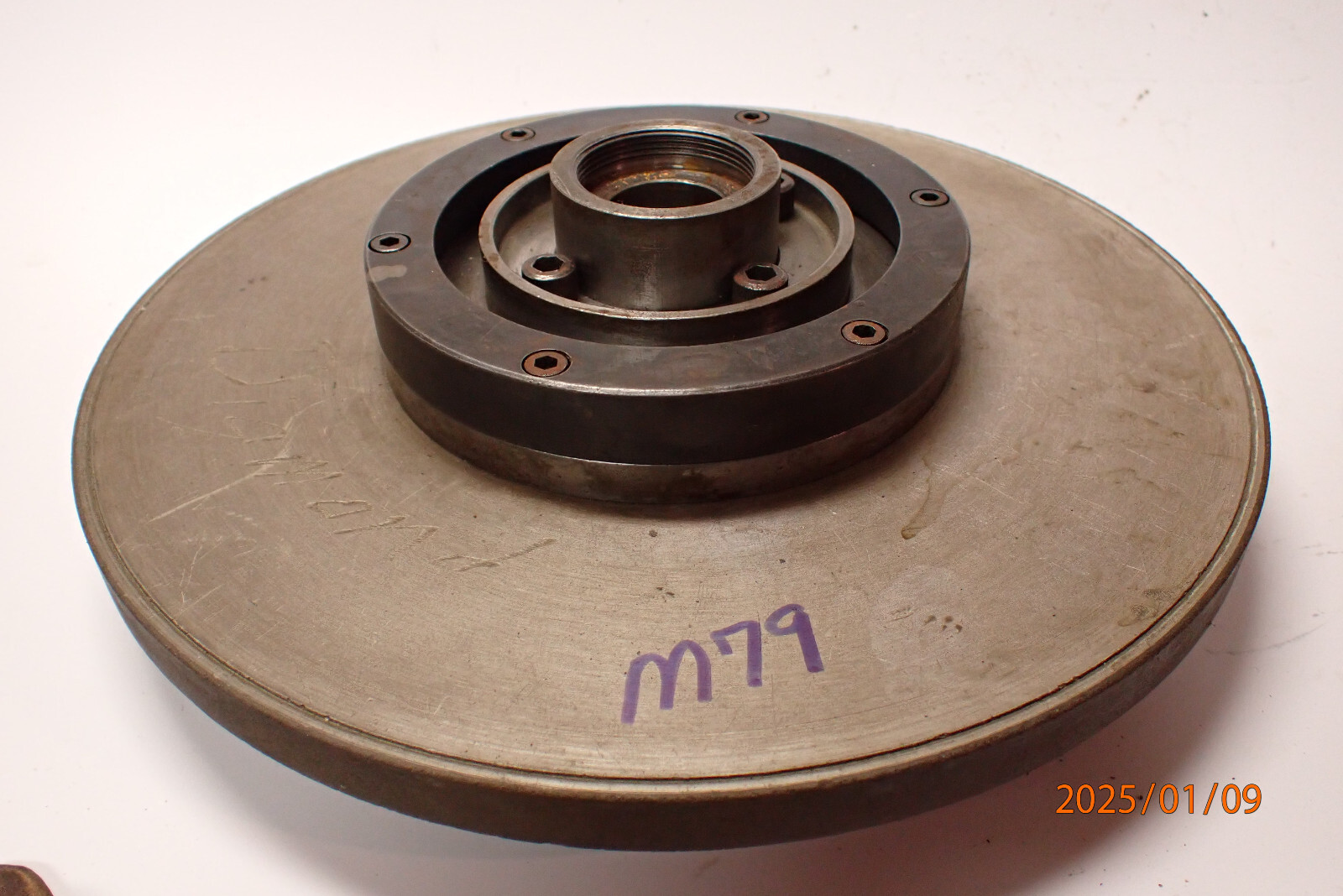 LOT M79 CYLINDRICAL O.D. GRINDER GRINDING WHEEL HUB WITH WHEEL