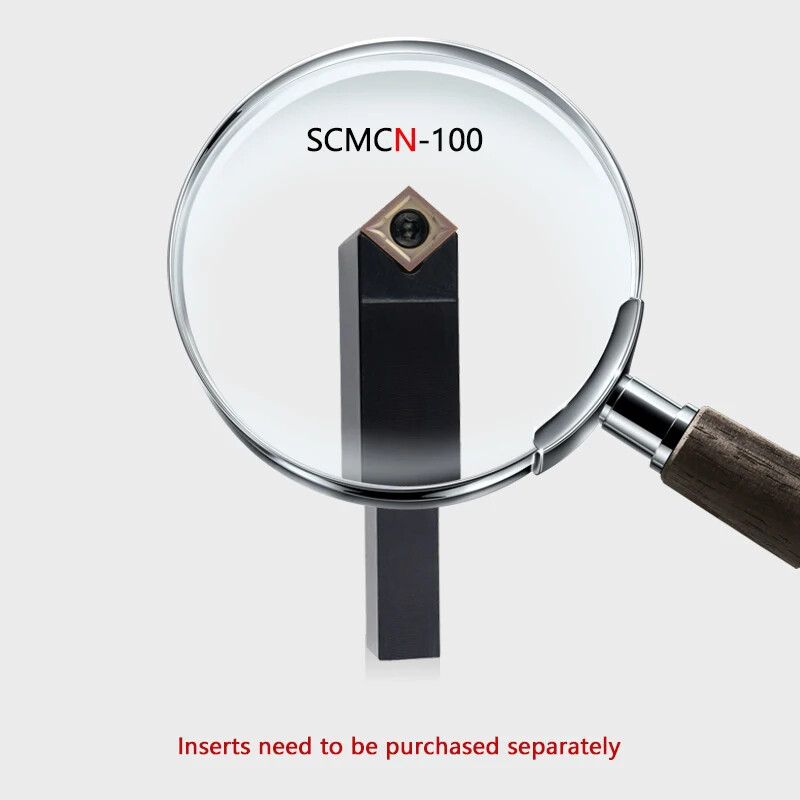 External Turning Tool Cutter Bar CNC Lathe Holder SCMCN 1010 1616 2020 2525-100