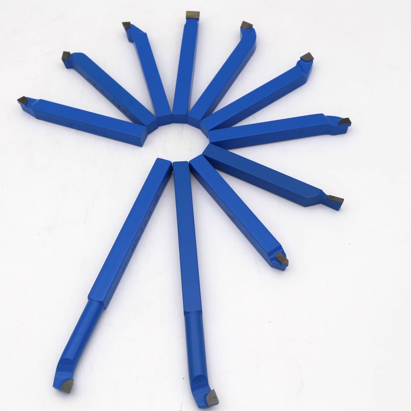 11PCS Welded Lathe Tools Set – Mini Lathe Turning Tool Kit (12/10/8 Shank) wi