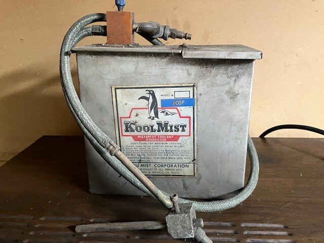 Kool Mist Coolant Spray System with a Single Nozzle and a One Gallon Tank