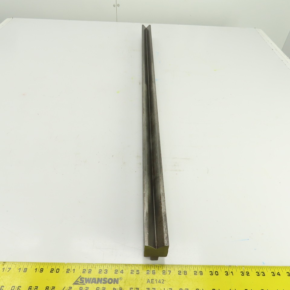 36-3/4″ Press Brake Forming 90° V Angle Die Block 1/2″ Tang 1-5/8″H 1-1/2″ Thic