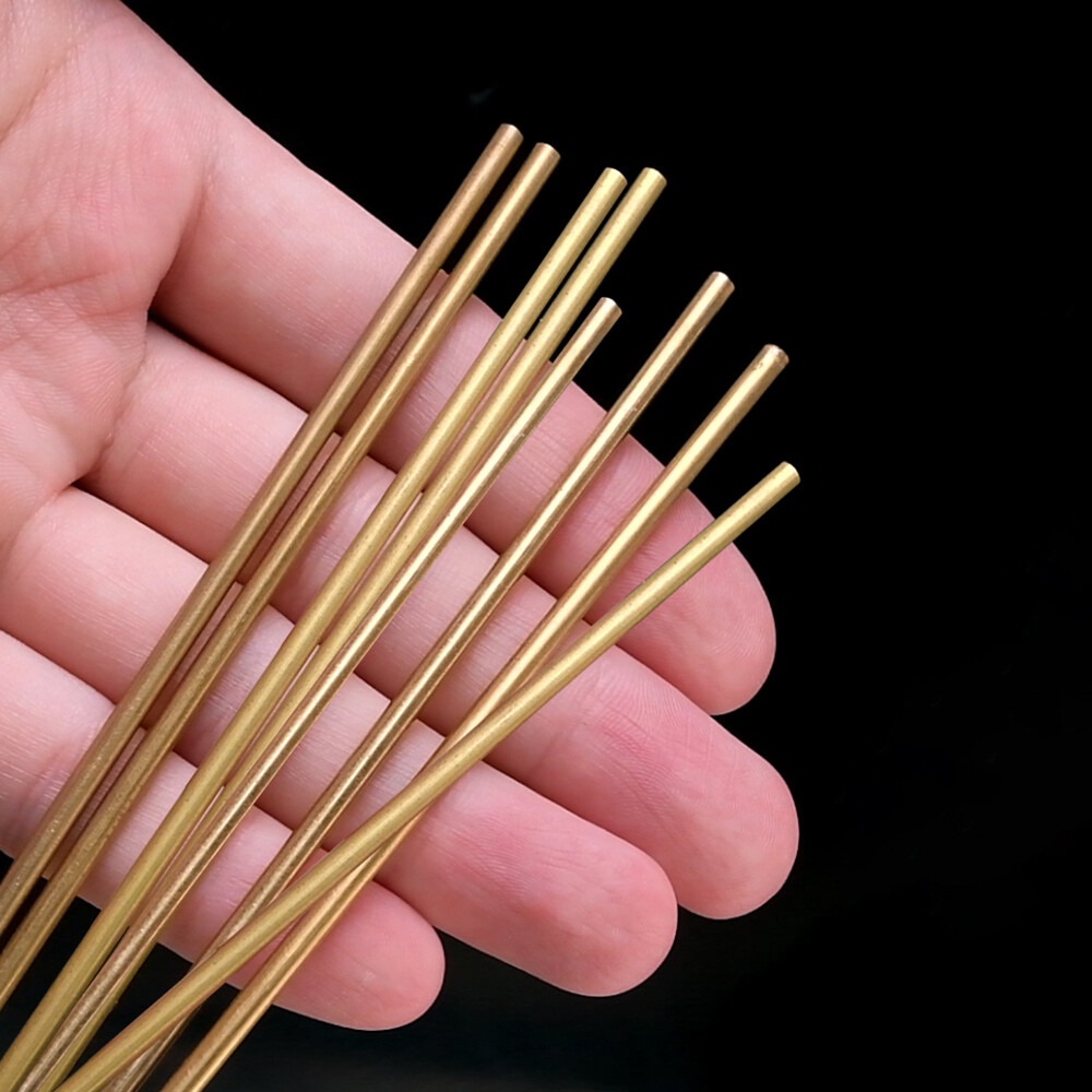 H62 Brass Round Metal Rod Φ0.8/1/1.2/1.3/1.5/1.6/1.8/2/2.2/2.3/2.4/2.5/2.6-40mm