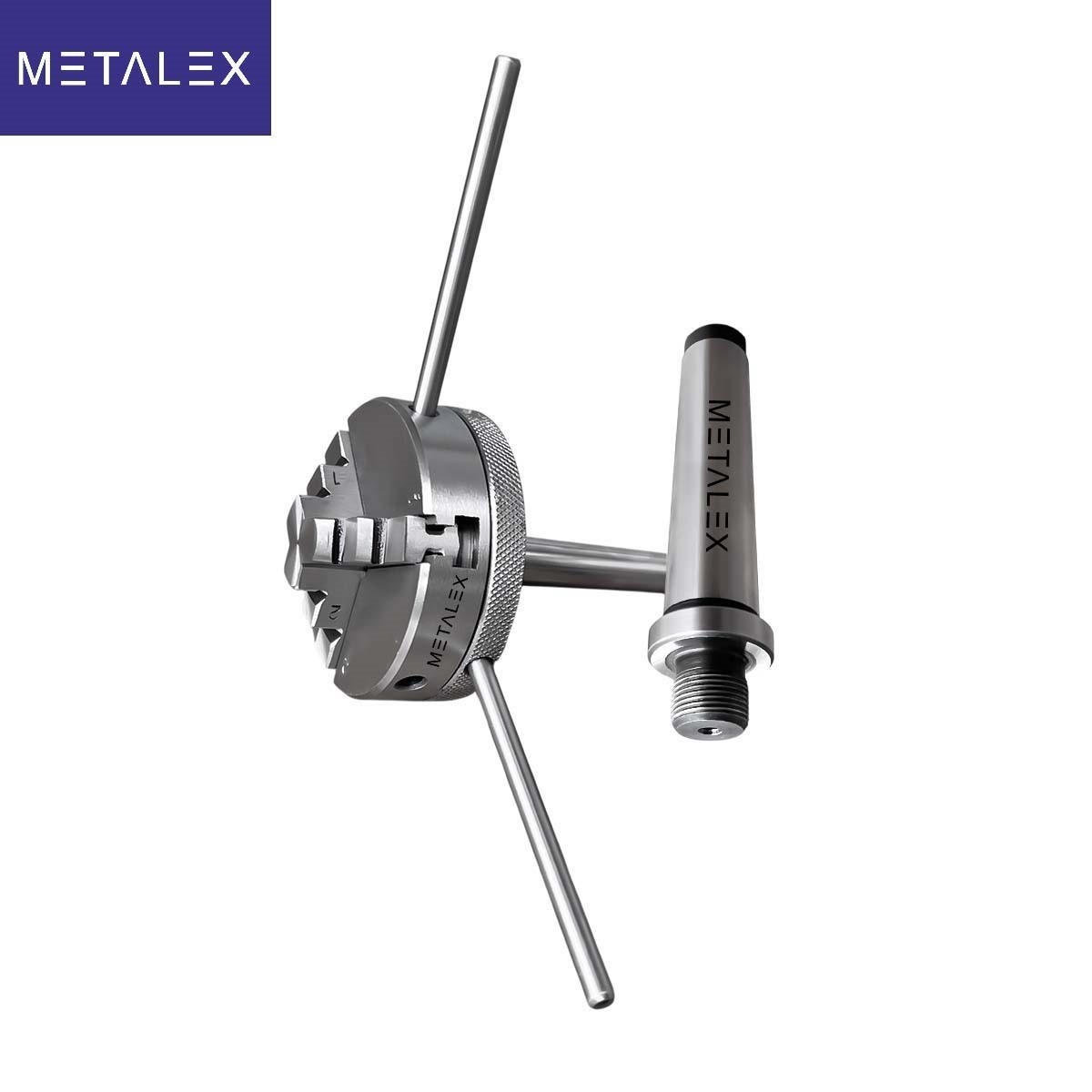 2-1/2″ 3 Jaw 2.5″ Self Centering Mini Small Baby Lathe Chuck Set MT1 MT2 Arbor