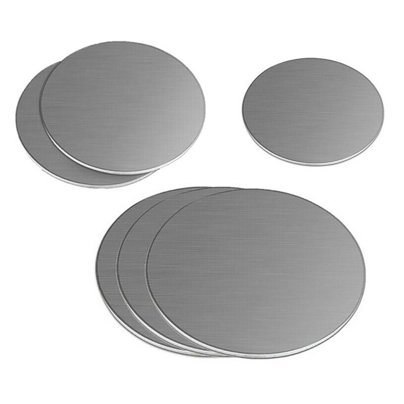 304 Stainless Steel Sheet Disc Brushed Round Steel Plate Diameter 100mm – 300mm