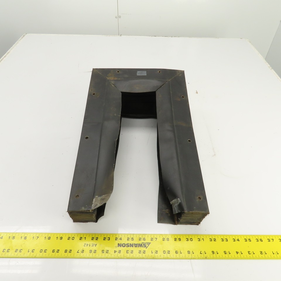 Hennig 8′ U Shape Way Cover Accordion Bellows 15-1/4″ H x 7″ W Inside