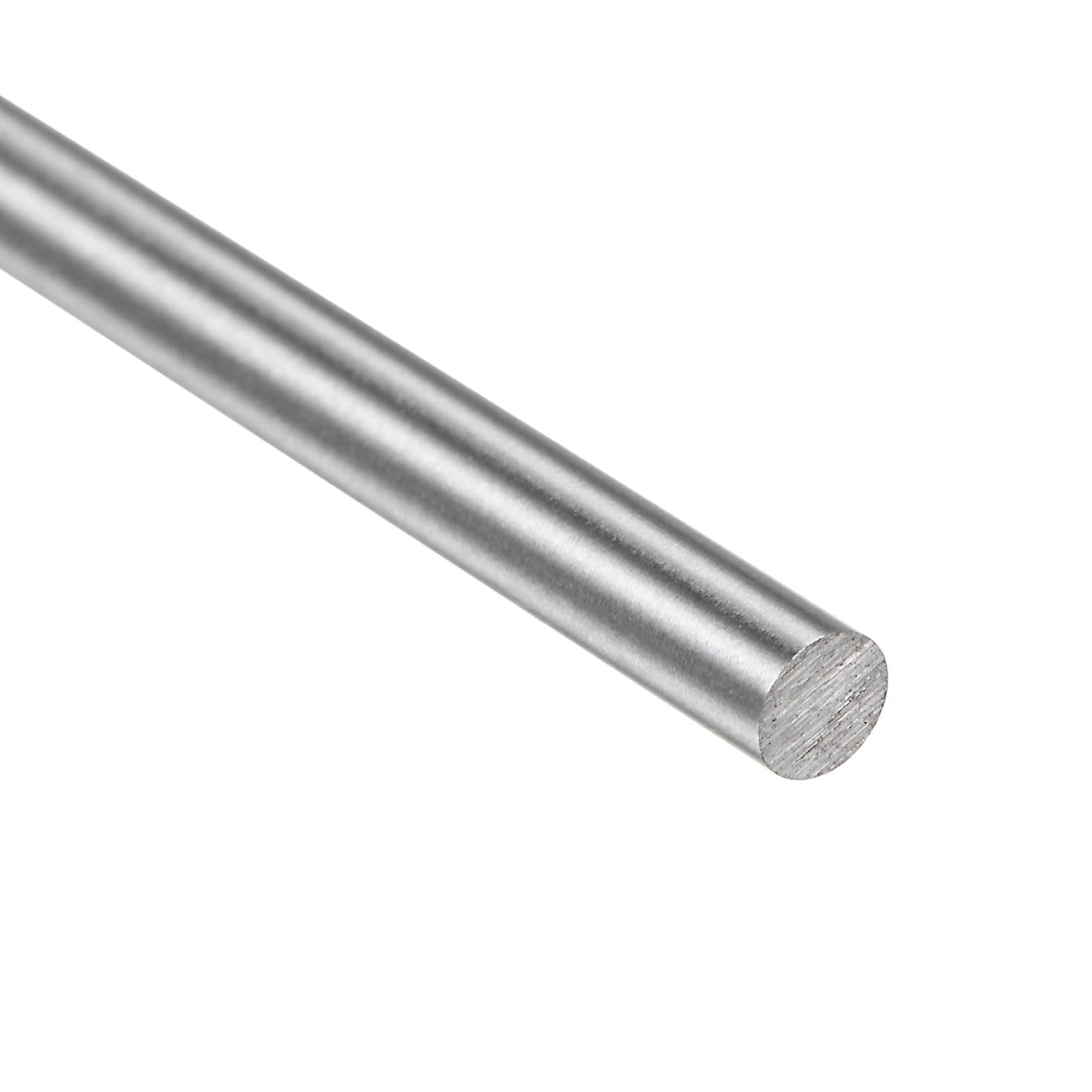 uxcell 10pcs Round Steel Metal Rods, 3mm x 150mm High x 150mm, Silver