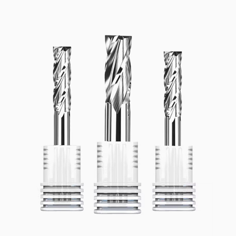 75° Metal Ceramic End Mill Cutter 2 Flute 4 Flute Milling Cutter Straight Shank