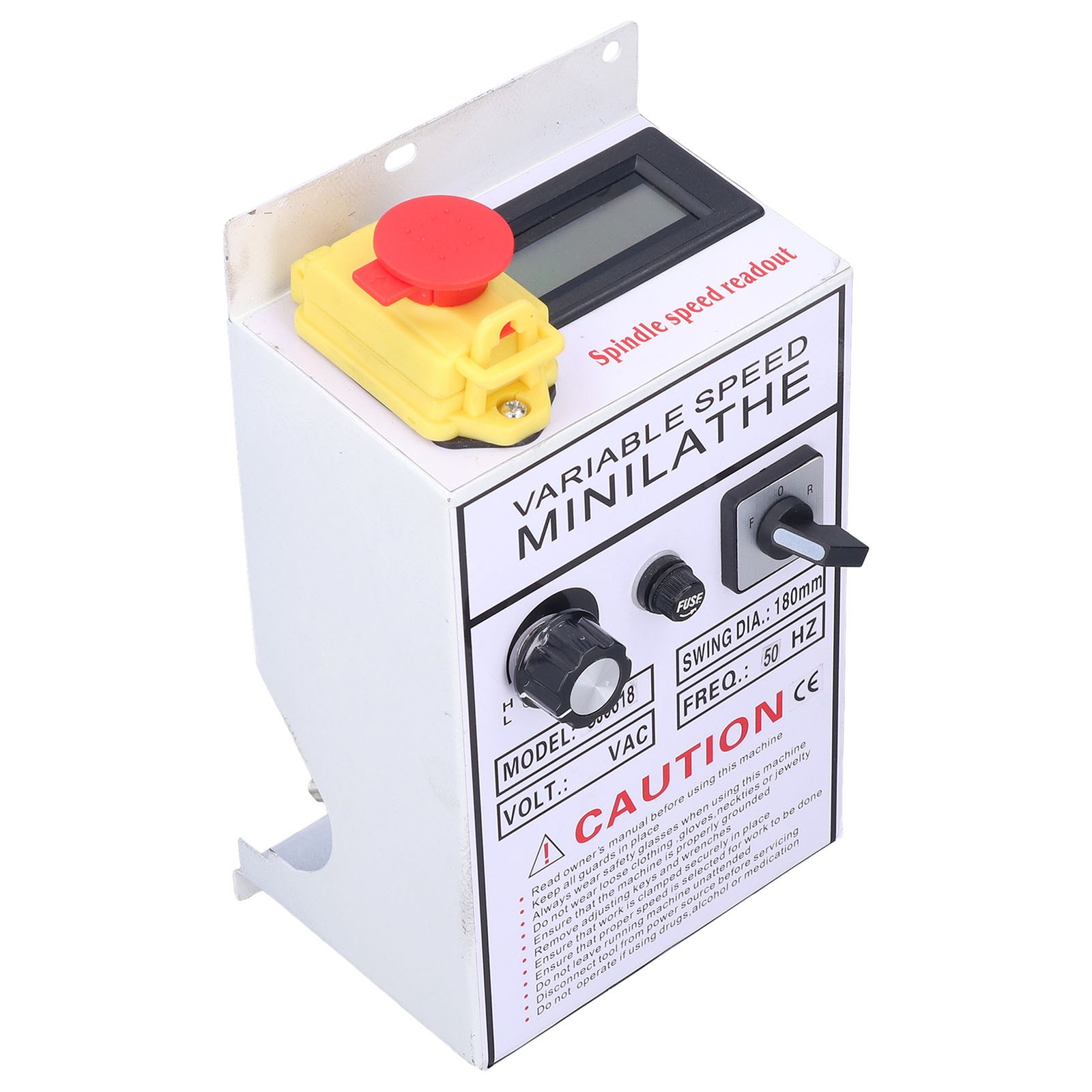 Lathe Control Box Efficient Speed Controller For Working With Lathe Tool AC 220V