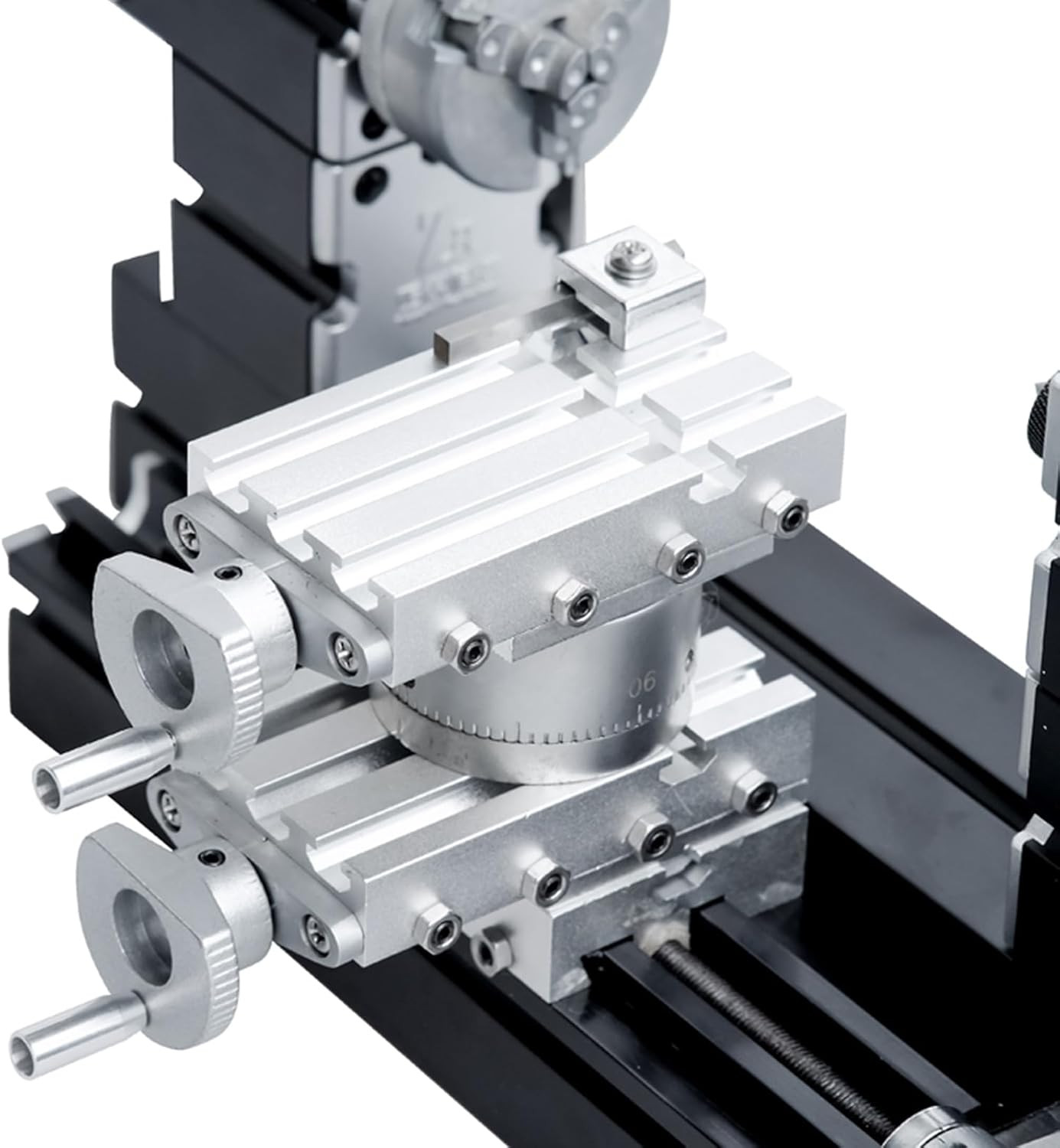 High Power 60W Powerful Mini Metal DIY 4-Axis Rotating Lathe Lathes Machine Tool