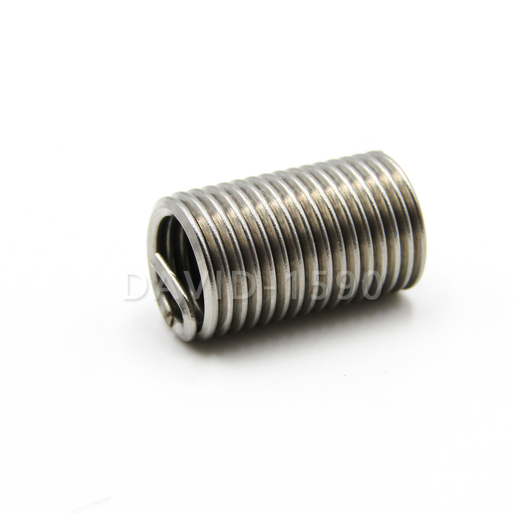 10pcs M8 x 1.25 x 3D Helicoil Insert Wire Thread Insert 304 Stainless Steel