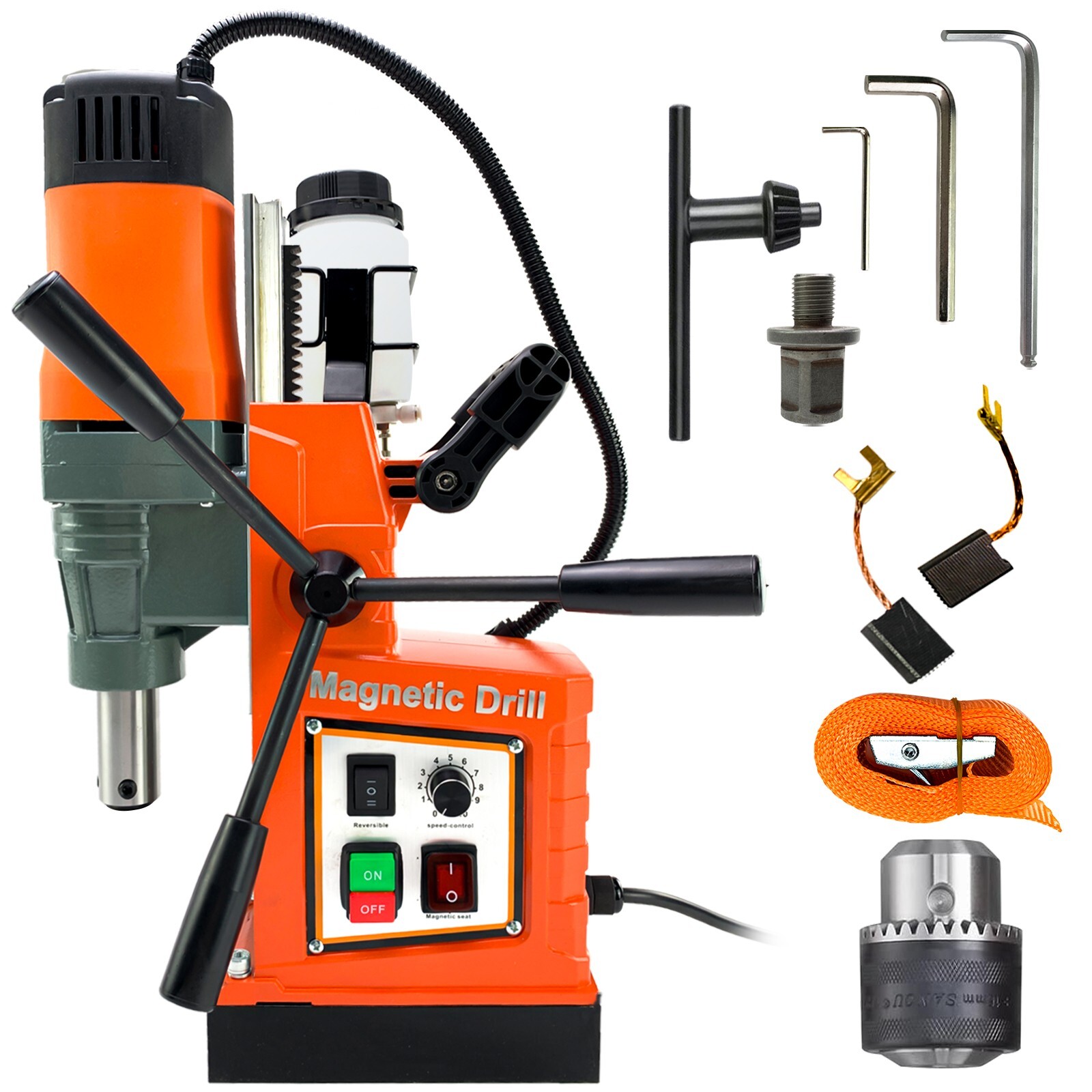 Magnetic Drill Press 1550W Coring/Tapping/Drilling Machine 13800N 760RPM 2″ Core