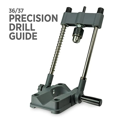 General Tools Precision Drill Guide for 3/8in or 1/2in Power Drills Portable Lig