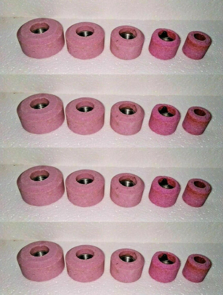 VALVE SEAT GRINDING STONES SET OF 20 PCS For B & D HOLDER 9/16″ Thread 80 Grit.