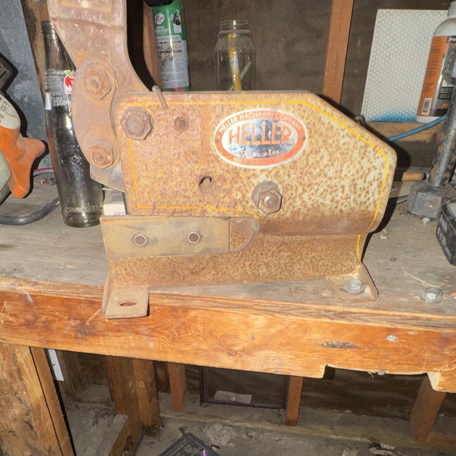 Mubea Manual Hand-Operated Metalworking Bench Sheet Metal Shear Cutter