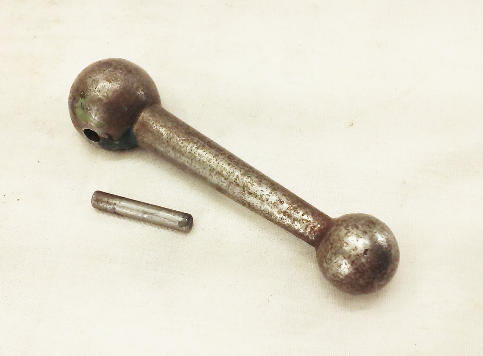 vtg Clausing 12″ metal lathe Apron Split half nut lever handle