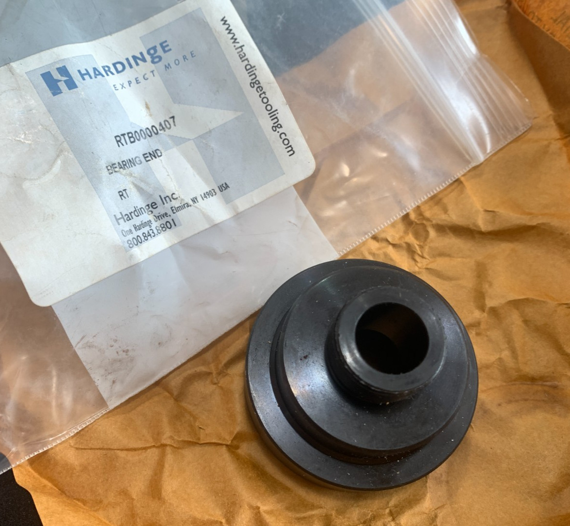 HARDINGE HLV LATHE END BEARING RTB0000407 for RADIUS TURNING ATTACHMENT NEW COND