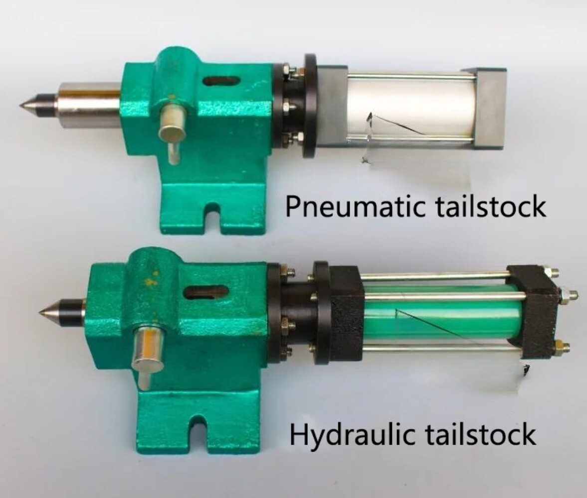 Pneumatic, Hydraulic, Lathe Tailstock, Easy Instrumentation Car Active Tailstock
