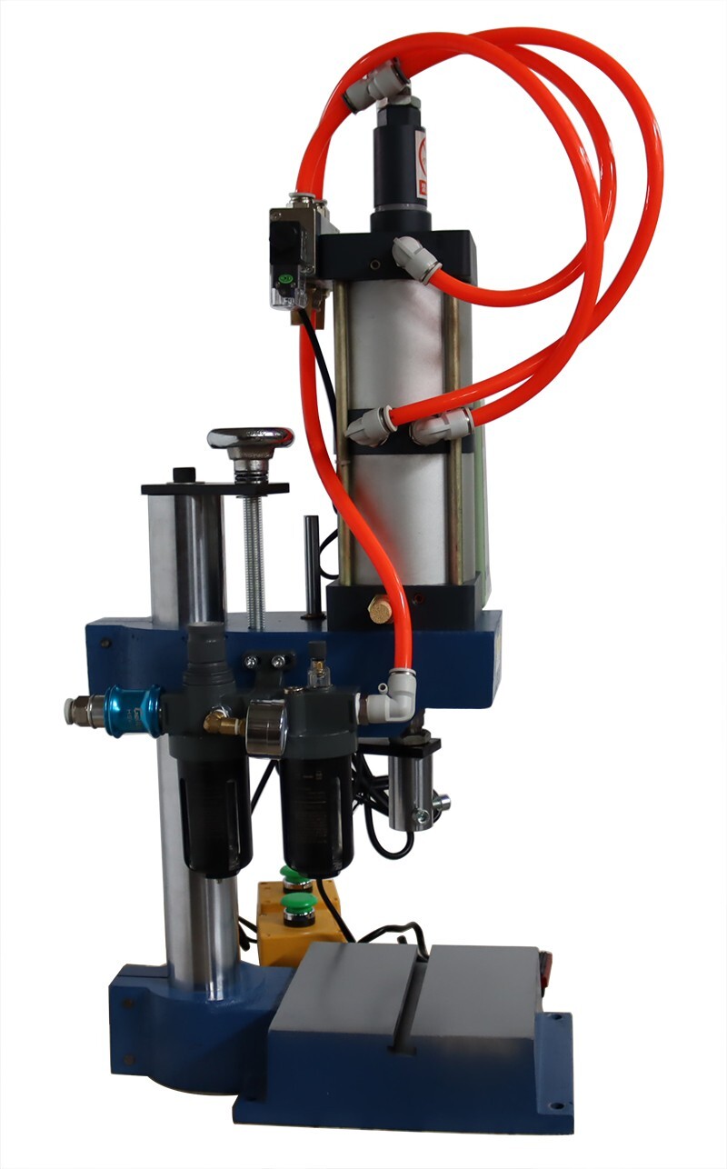 Pneumatic Punch Press Machine 1Ton 2200Lbs Sheet Metal Hole Press Machine 110V
