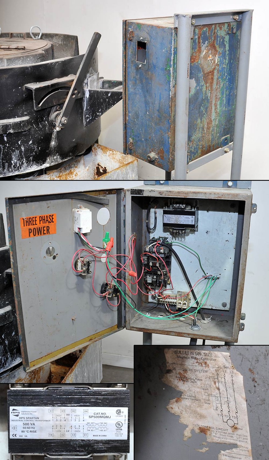 Roto-Finish ST-4BCLT Vibratory Finisher 4 cu.ft.Media Tumbler Deburring Polisher