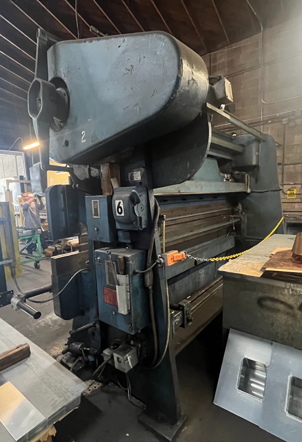 12’ chicago press brake with safety
