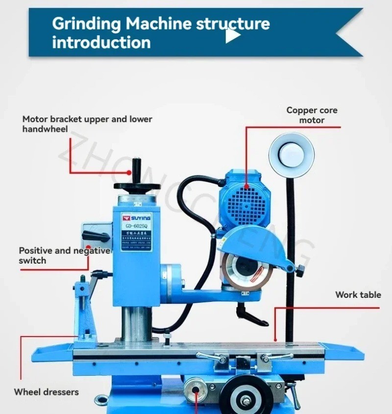 GD-6025Q Universal Tool Grinding Machine Multi-functional Grinding Machine