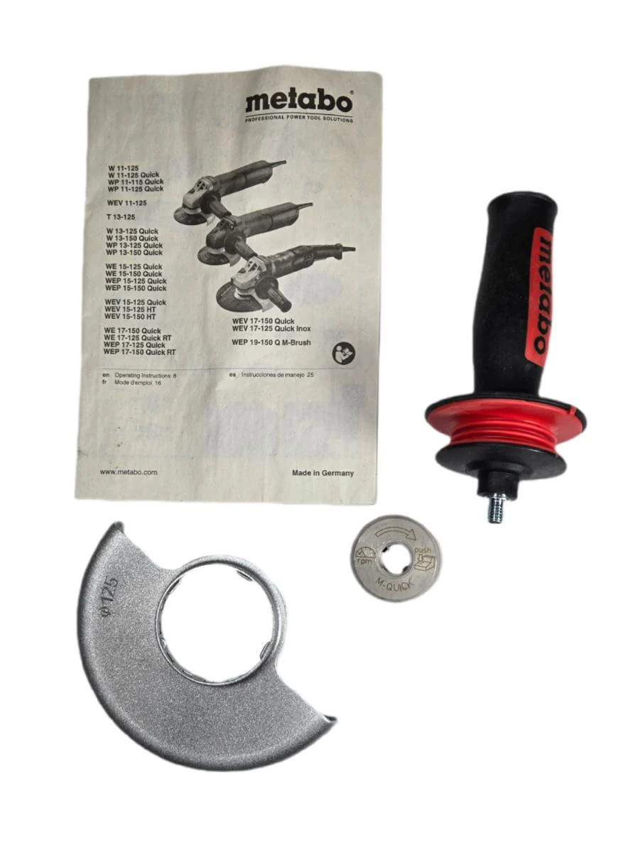 Metabo WP 13-125 Quick 12A 4-1/2″-5″ Paddle Switch Angle Grinder