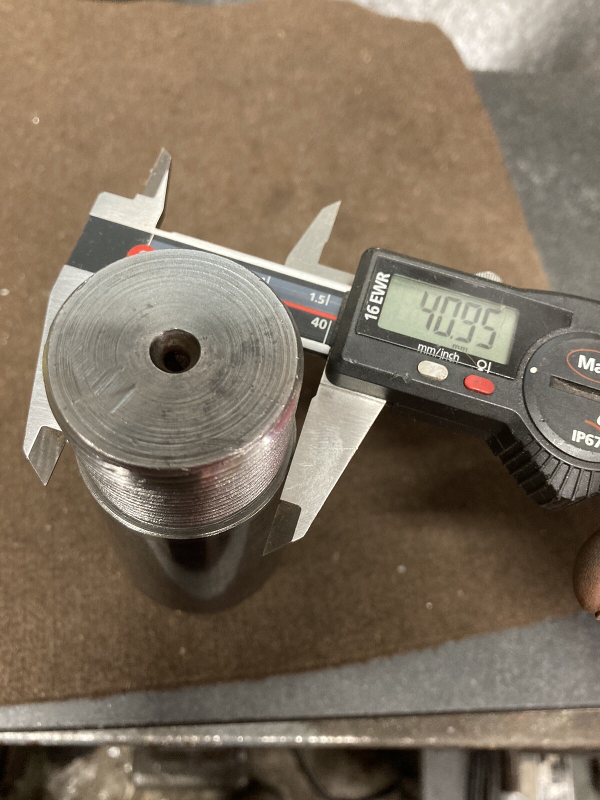 Grinding Spindle Tapered Wheel Arbor Threaded Machinist Tool Maker Box Find