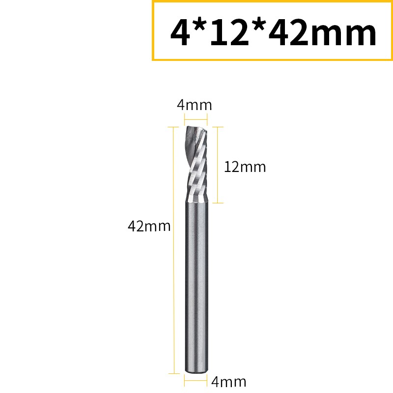 4mm Shank CNC Carbide Router Bit End Milling Engraving Cutter Drill Woodwork