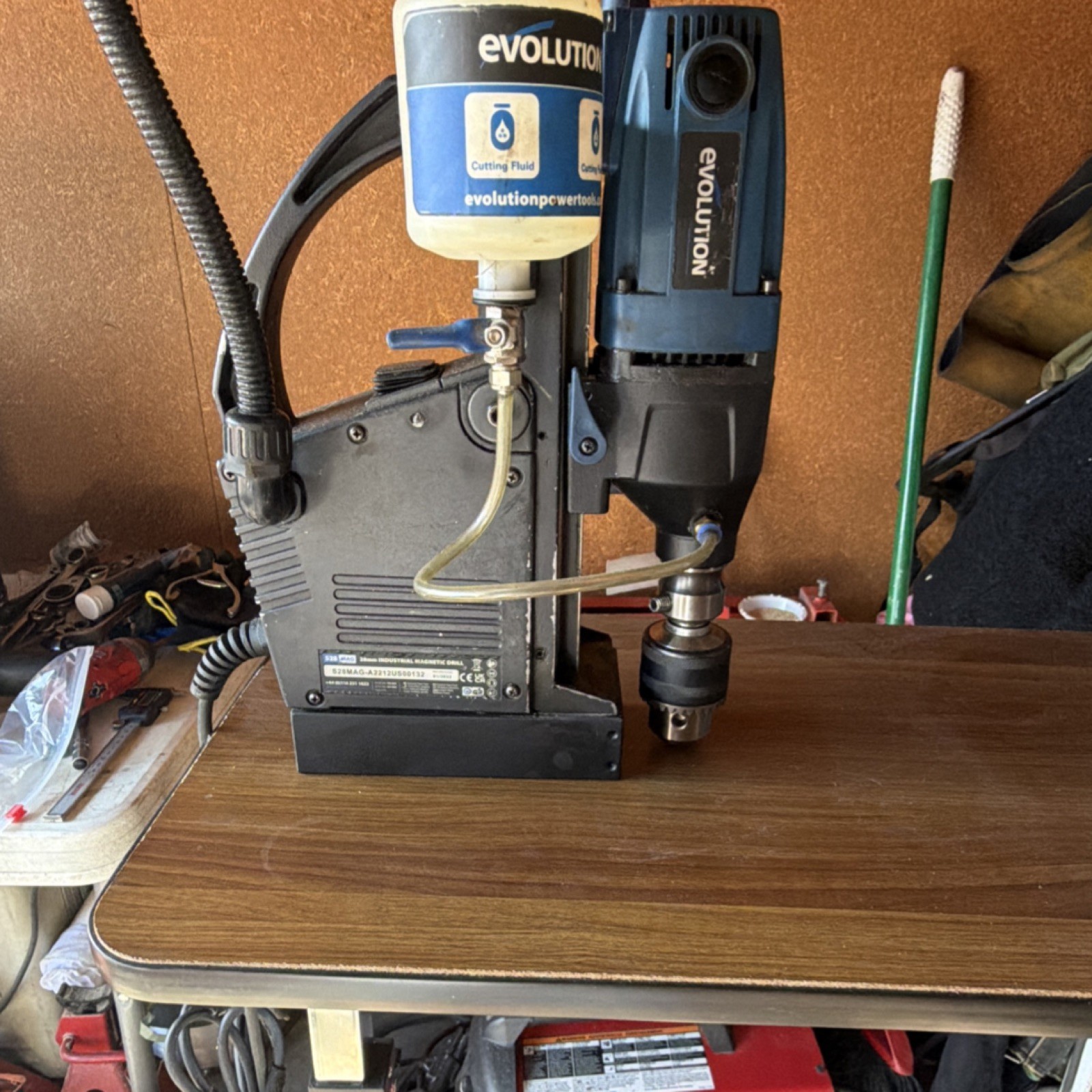 Evolution S28MAG Magnetic Drill Press, Electric Manual Control, 1/2 in Chuck