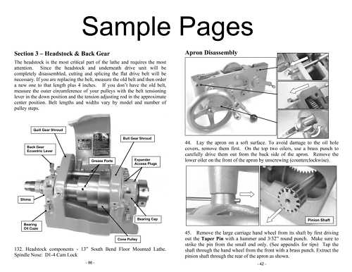 Rebuild Manual for South Bend Lathe 10L, 10R, 13, 14.5 & 16