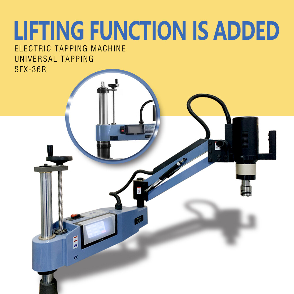 M6-M36 Electric Tapping Arm+ANSI Collets+Drill Chuck Adapter and Connecting Rod