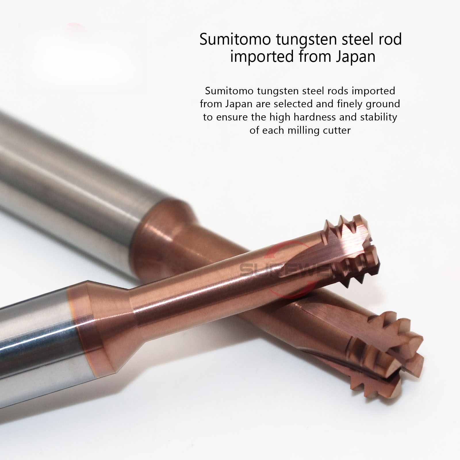 Carbide Multifunctional 3 in 1 thread milling Drilling and milling chamfered